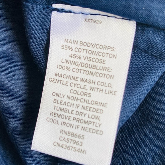 Caslon Navy Blue Peacoat Skirt Size Medium M - Picture 10 of 10